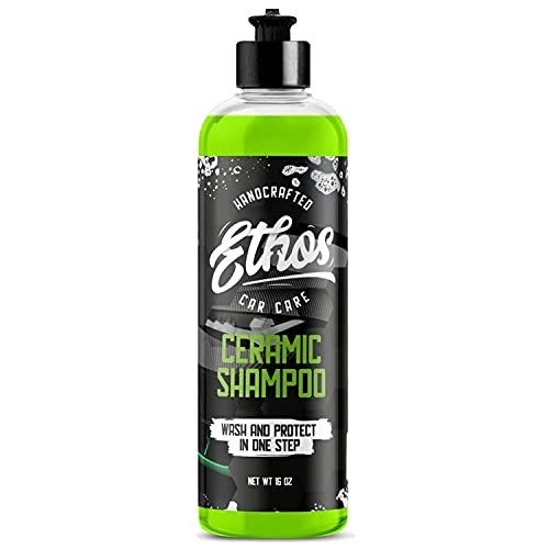 Ceramic Car Shampoo - Car Wash For Ceramic Coatings - Car Wash Soap - Adds Hydrophobic Protection | Enhances Coatings, Waxes Or Sealants | Incredible Shine