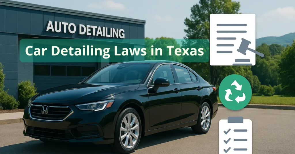 Car Detailing Laws in Texas