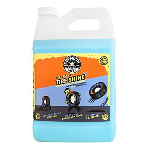 Chemical Guys Tire Kicker Sprayable Extra Glossy Tire Shine (Works on Rubber, Vinyl & Plastic) Safe for Cars, Trucks, Motorcycles, RVs & More, 128 fl oz (1 Gallon)