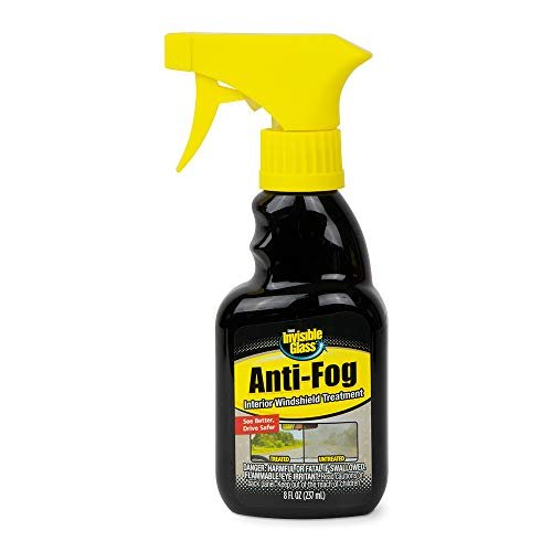 Invisible Glass 92472 Anti-Fog Interior Windshield Treatment Car Glass Defogger Cleaning Spray Prevents Windshield Fogging To Improve Driving Visibility, No Streaks or Haze, 8 Fl Oz, Pack of 1