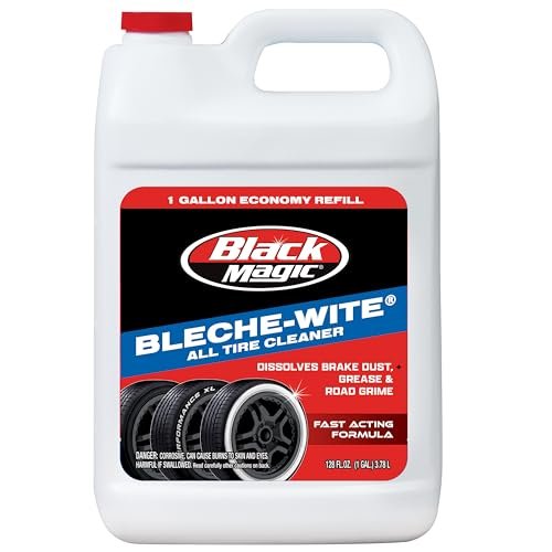 Black Magic 800002222 Bleche-Wite Tire Cleaner Concentrate - 1 Gallon
