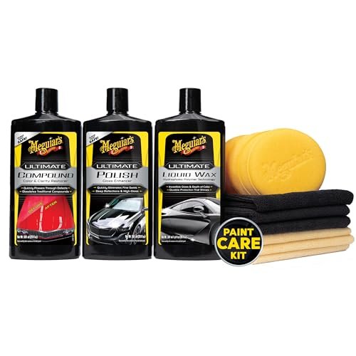 Meguiar's Ultimate 3 Step Paint Care Kit, Car Detailing and Polishing Kit