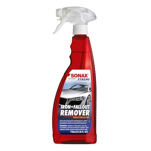 SONAX Iron+Fallout Remover 513400 | High-Performance Decontamination Spray for Paint & Wheels | Dissolves Stubborn Iron Deposits, Industrial Fallout, & Lime Stains | Easy Application | 750ml