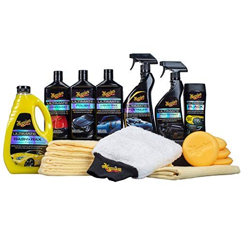 Meguiar's G55048 Ultimate Car Care Kit – Premium Detailing Kit for Your Car