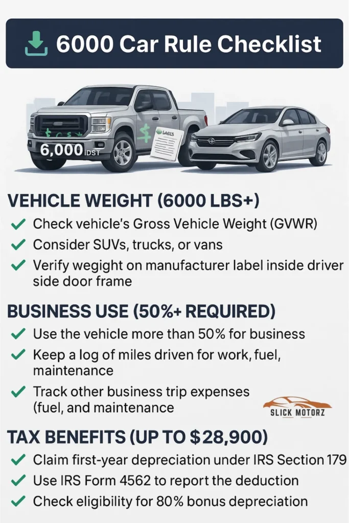 6000 Car Rule