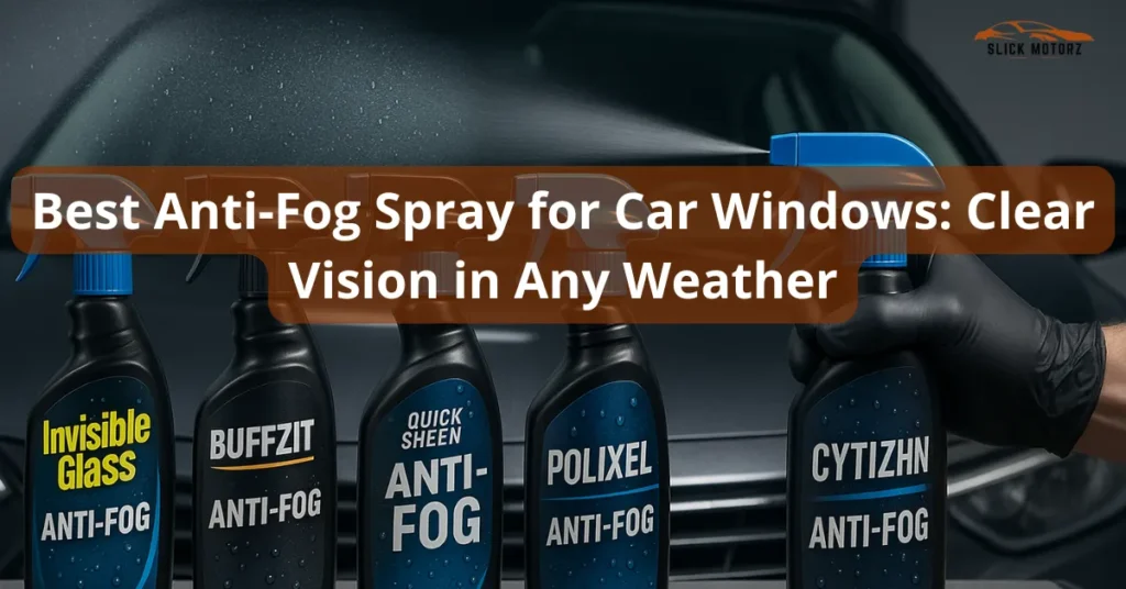 Best Anti-Fog Spray for Car Windows