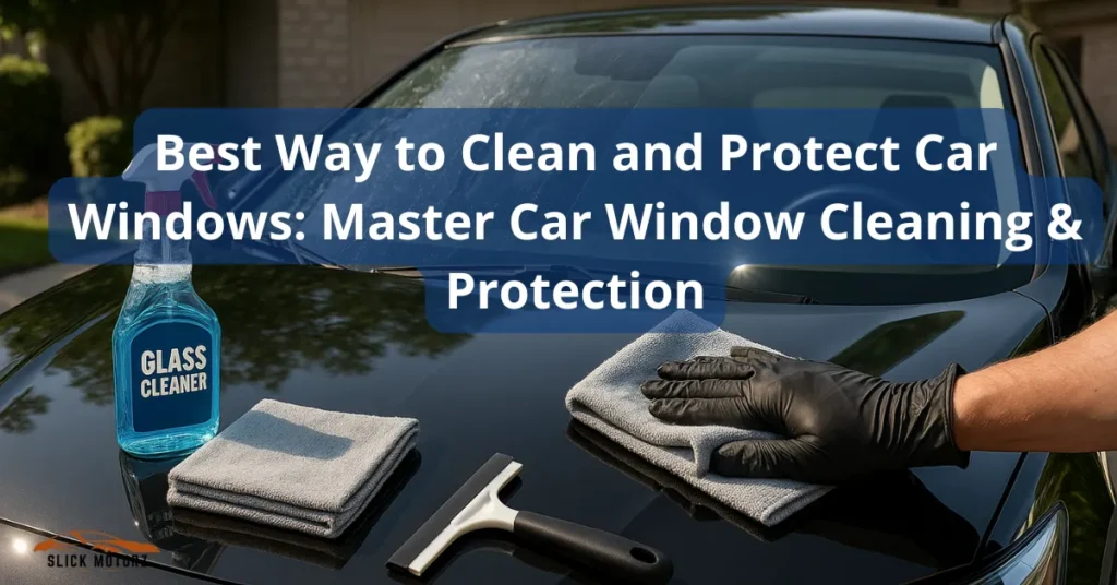 Best Way to Clean and Protect Car Windows
