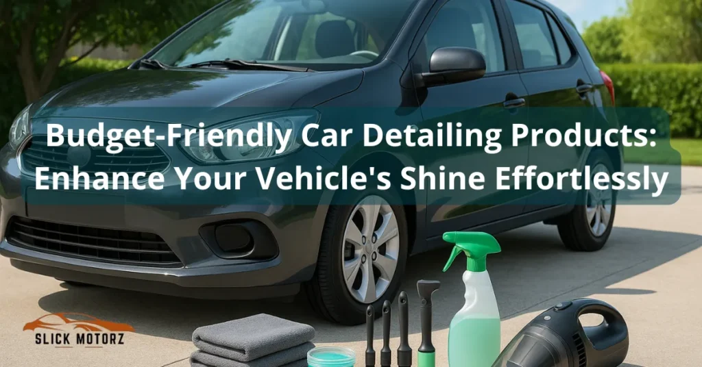 Budget-Friendly Car Detailing Products