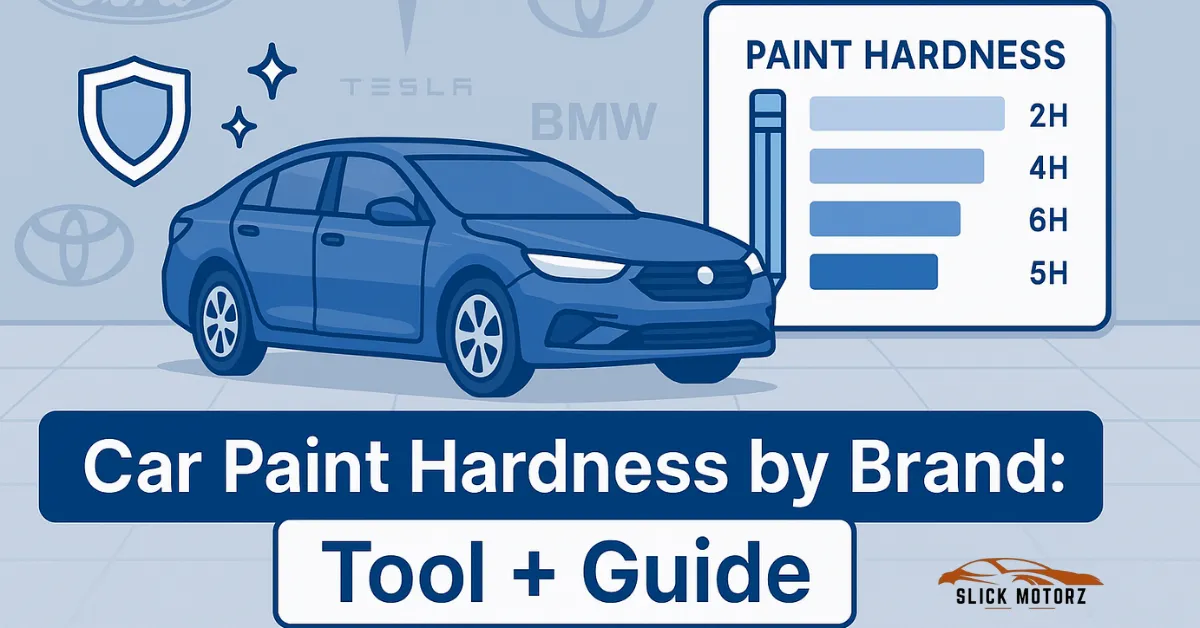 Car Paint Hardness Chart by Brand