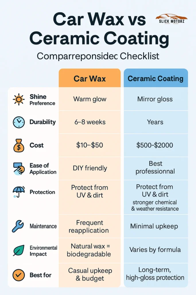 Car Wax Vs Ceramic Coating