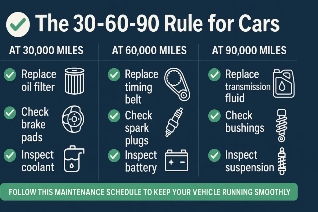 30-60-90 Rule for Cars