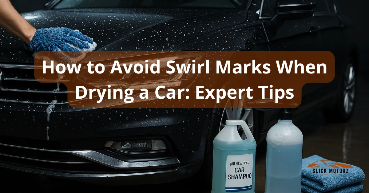 How To Avoid Swirl Marks When Drying A Car: Expert Tips