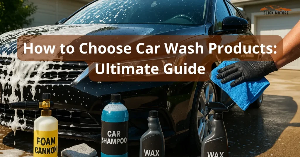 How to Choose Car Wash Products