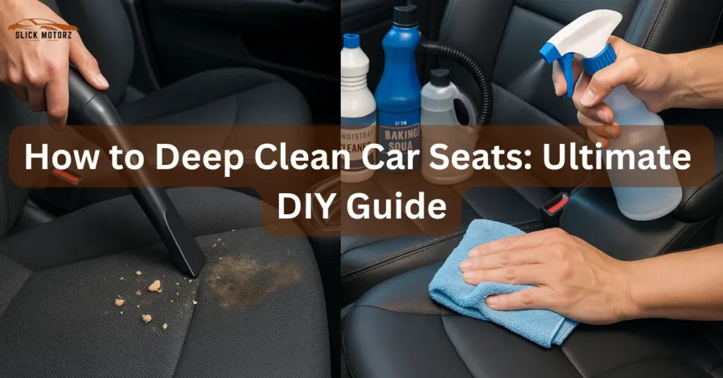 How to Deep Clean Car Seats