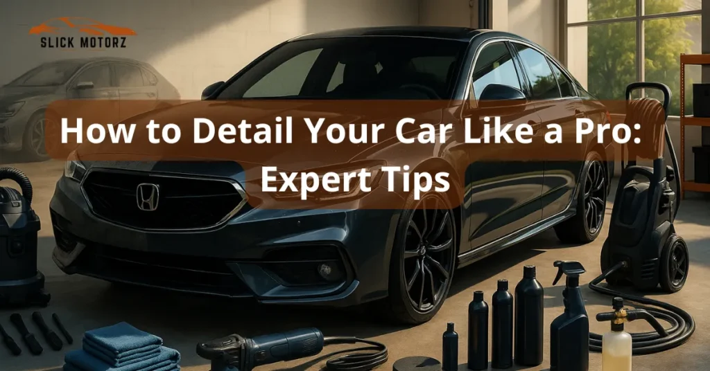 How to Detail Your Car Like a Pro