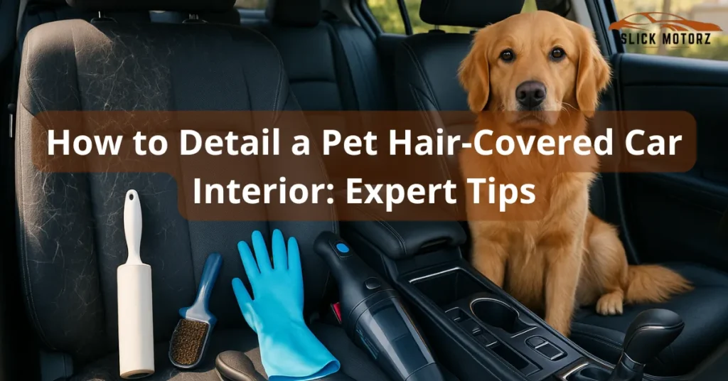 How to Detail a Pet Hair-Covered Car Interior