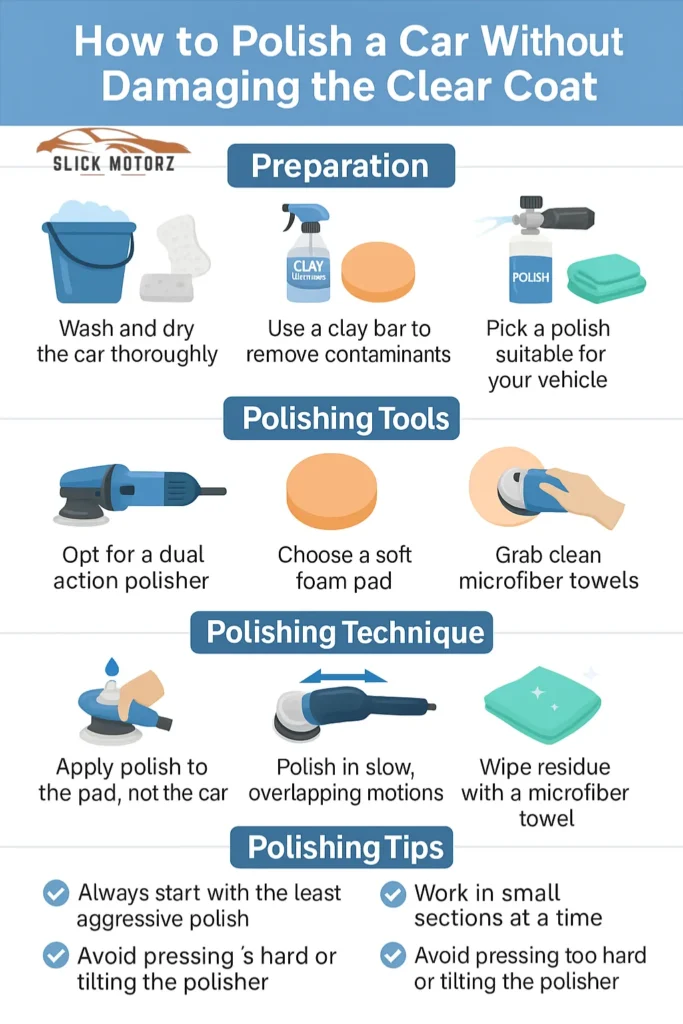 How to Polish a Car Without Damaging the Clear Coat