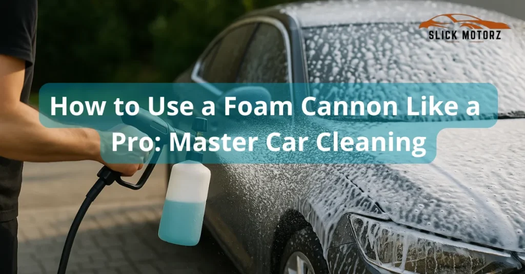 How to Use a Foam Cannon