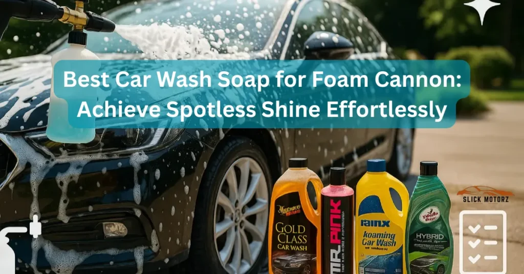 Best Car Wash Soap for Foam Cannon