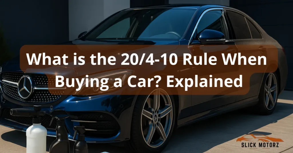 20/4-10 Rule When Buying a Car