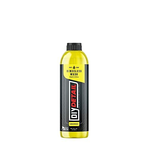 diy detail Rinseless Wash (16oz) | Soap Alternative for a Spotless Shine | Eco-Friendly Waterless Car Cleaning Solution with Advanced Formula