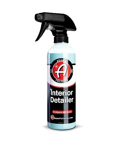 Adam's Polishes Interior Detailer (16oz) - Total Car Interior Cleaner, Protectant & Dressing | All Purpose Cleaner & Leather Conditioner | Vinyl, Dashboard, Screen, Seat Cleaner & More