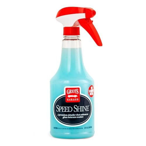 Griot's Garage Speed Shine for Car Detailing, Quick Detailer for All Exterior Surfaces, Trim and Wheels, Provides a Glossy Finish, 10950, 22 oz