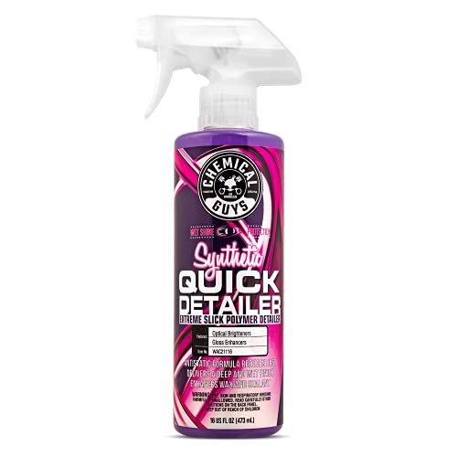 Chemical Guys WAC21116 Synthetic Quick Detailer, Safe for Cars, Trucks, SUVs, Motorcycles, RVs & More, 16 fl oz