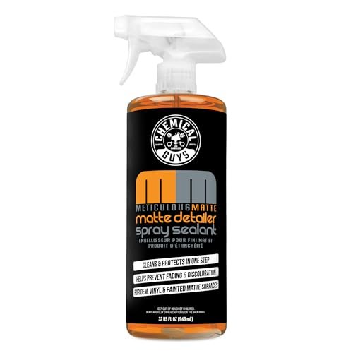 Chemical Guys Meticulous Matte Detailer and Spray Sealant for Crisp Satin & Matte Finishes, (Safe for OEM, Vinyl, & Painted Matte Surfaces) 32 fl oz