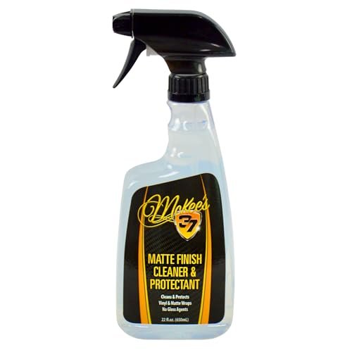 McKee's 37 - Matte Finish Cleaner & Protectant | Matte Paint Cleaner Safe for Vinyl Wraps, PPF - Streak-Free Shine, No Residue with UV Protection (22 oz)
