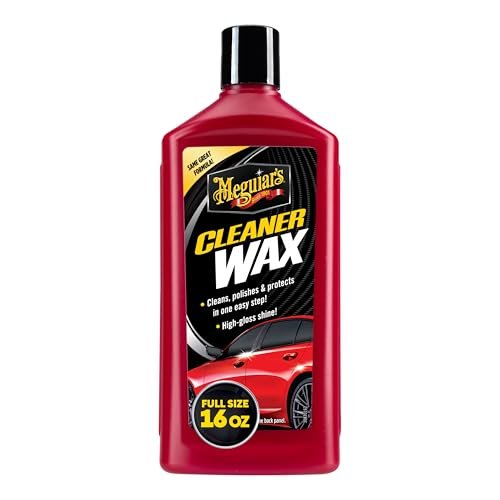 Meguiar's Cleaner Wax - Liquid Car Wax, Cleans, Polishes and Protects Your Vehicle - Easy to Use, Long-lasting Shine - 16 Oz