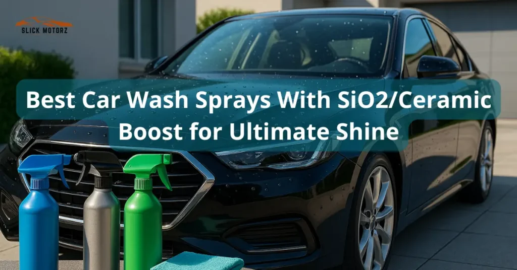 Best Car Wash Sprays With SiO2