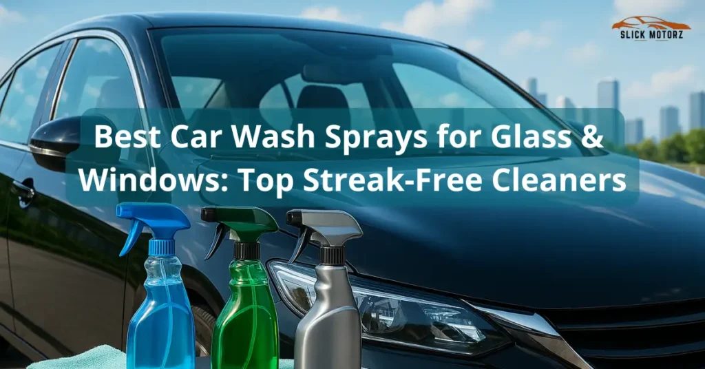 Best Car Wash Sprays for Glass & Windows Top Streak-Free Cleaners