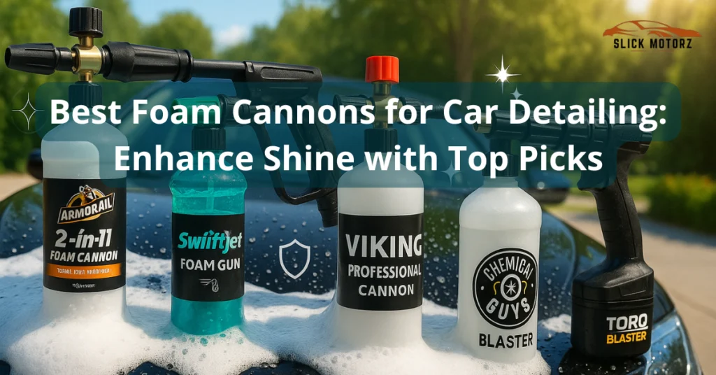 Best Foam Cannons for Car Detailing