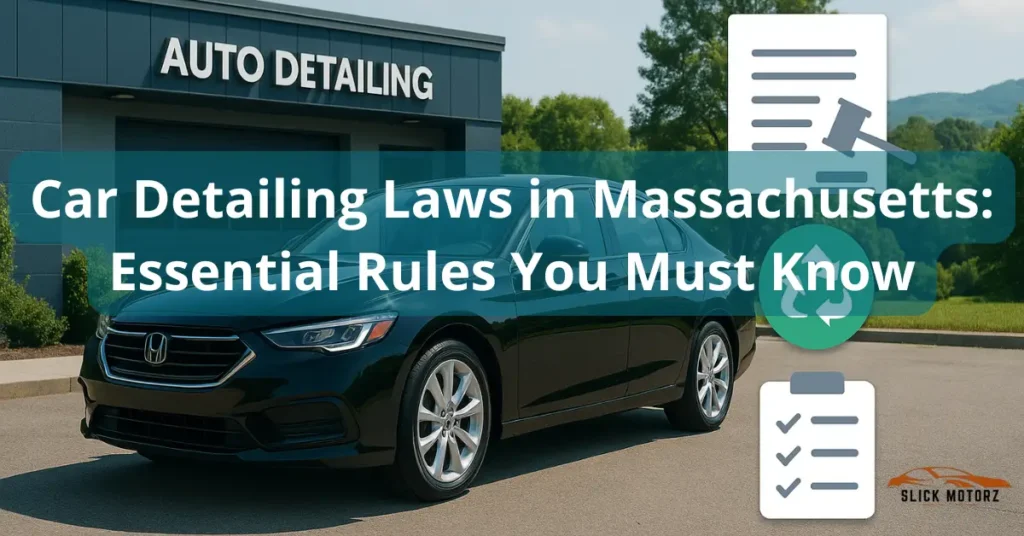 Car Detailing Laws in Massachusetts