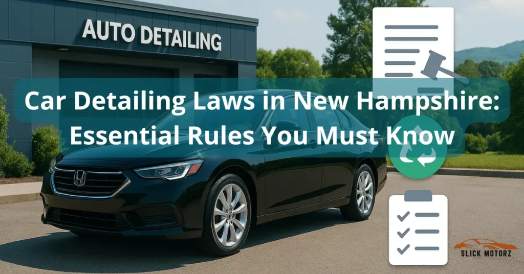 Car Detailing Laws in New Hampshire
