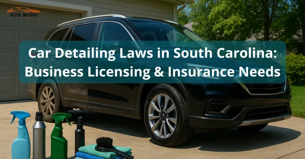 Car Detailing Laws in South Carolina