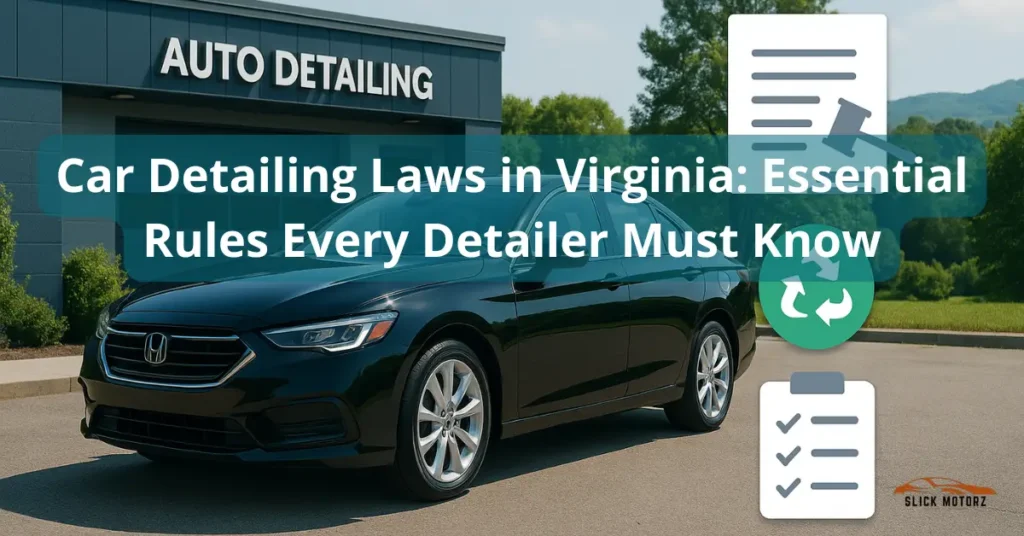 Car Detailing Laws in Virginia