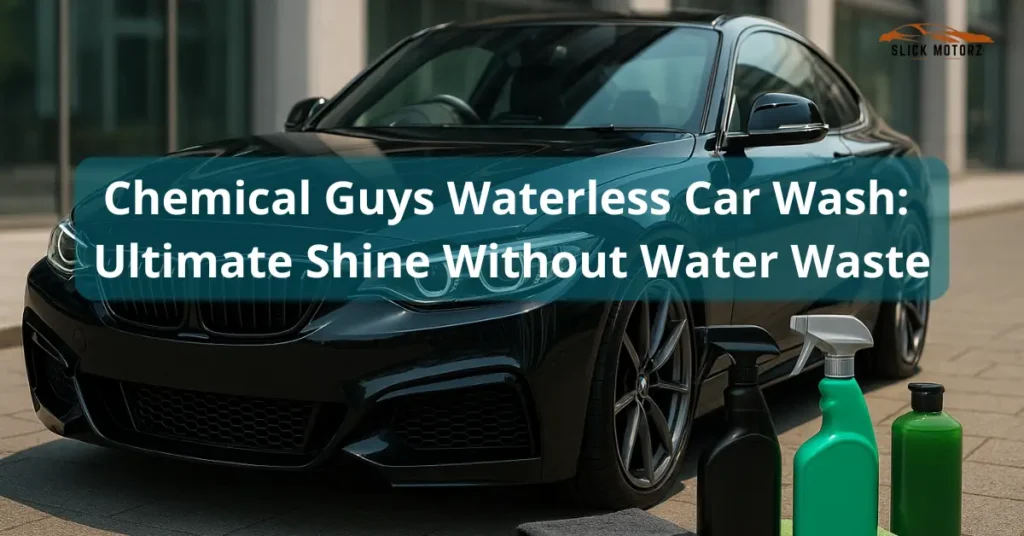 Chemical Guys Waterless Car Wash Ultimate Shine Without Water Waste