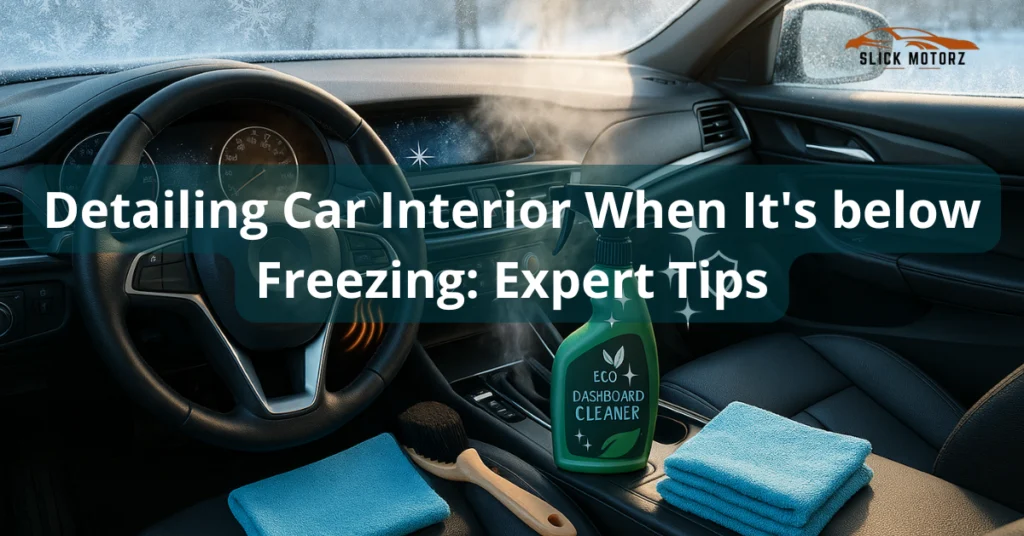Detailing Car Interior When It's below Freezing