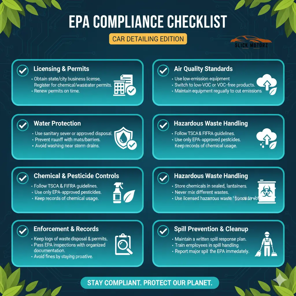 EPA Regulations Every Car Detailer Must Know