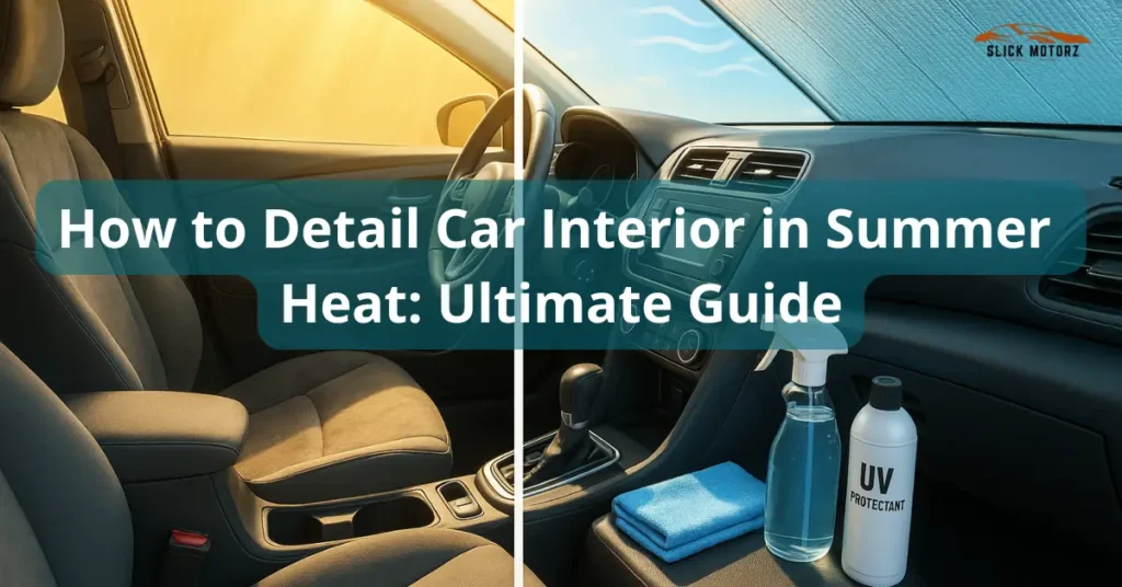 How to Detail Car Interior in Summer Heat Ultimate Guide