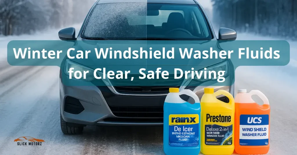 Winter Car Windshield Washer Fluids