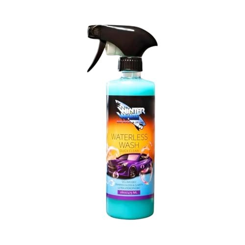 Winter White Ceramic Waterless Car Wash Spray – SiO₂ Infused Formula – Cleans, Shines & Protects Without Water – High Lubricity All Surface Cleaner for Cars, Boats, Motorcycles, RVs & ATVs – 16 oz