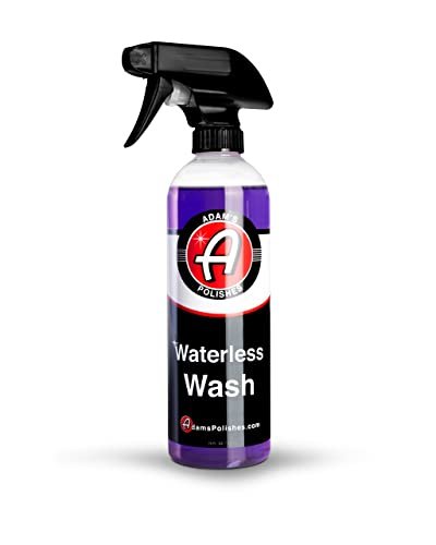 Adam's Polishes Waterless Wash (16oz) - Car Cleaning Car Wash Spray for Car Detailing | Safe Ultra Slick Lubricating Formula, Boat, Motorcycle, RV | No Garden Hose, Wash Soap or Foam Cannon Needed
