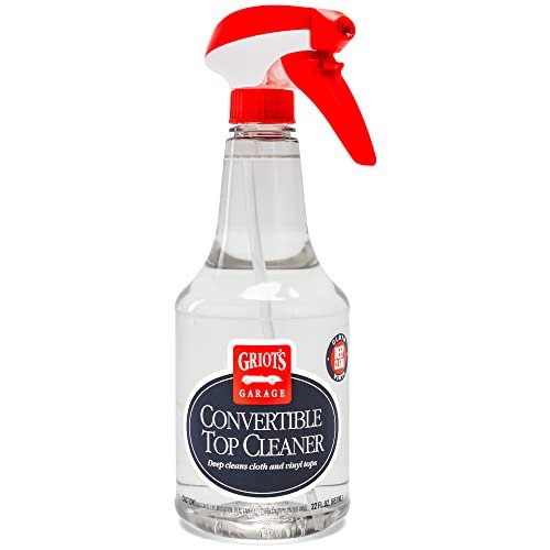 Griot's Garage Convertible Soft Top Cleaner Spray for Vinyl and Cloth Fabric, Car Detailing Supplies and Cleaning Products, 22 Oz, 10855