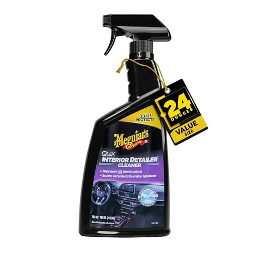 Meguiar's Quik Interior Detailer Cleaner - 24 Oz Spray Bottle