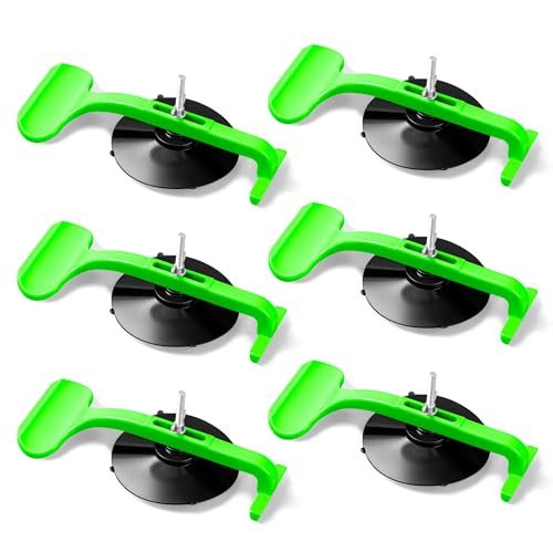 6pcs Suction Cup Clamp Set, Class Clamps Kit for Car Convertible Glass Windshield Top Repair Gluing,With Sponge Pad