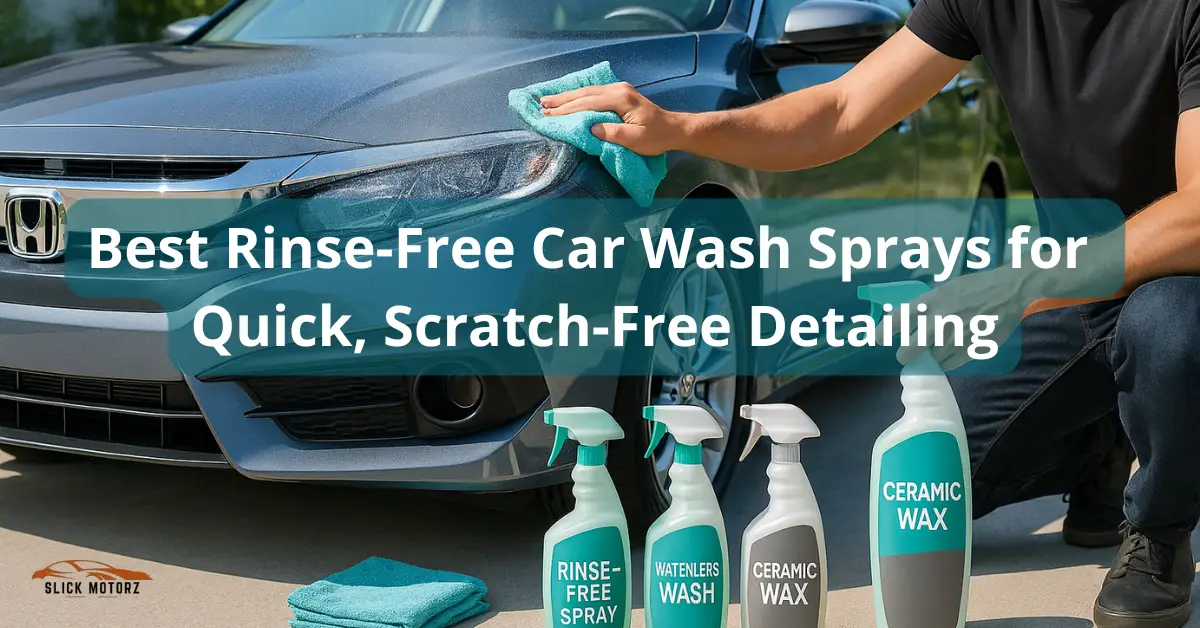 Best Rinse-Free Car Wash Sprays For A Spotless Shine
