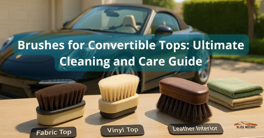 Brushes for Convertible Tops Ultimate Cleaning and Care Guide